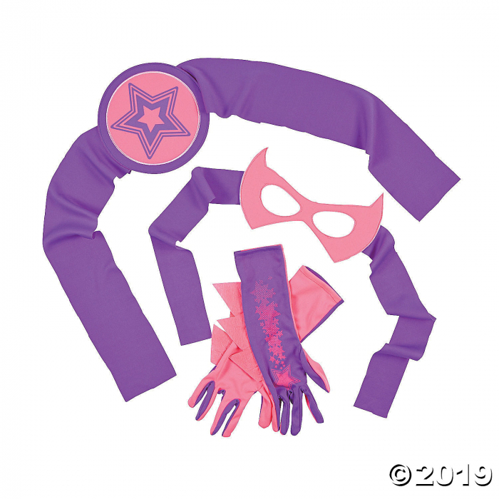 Pink & Purple Superhero Accessories (1 Set(s))