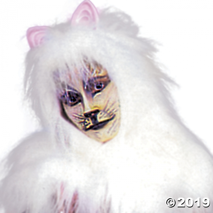 Adult's Cat Costume - White Accessory Pack (1 Set(s))