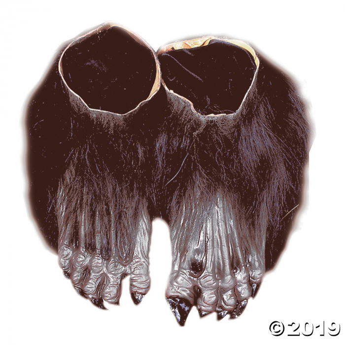 Brown Werewolf Feet (1 Pair)