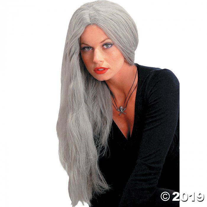 Straight Grey Wig (1 Piece(s))