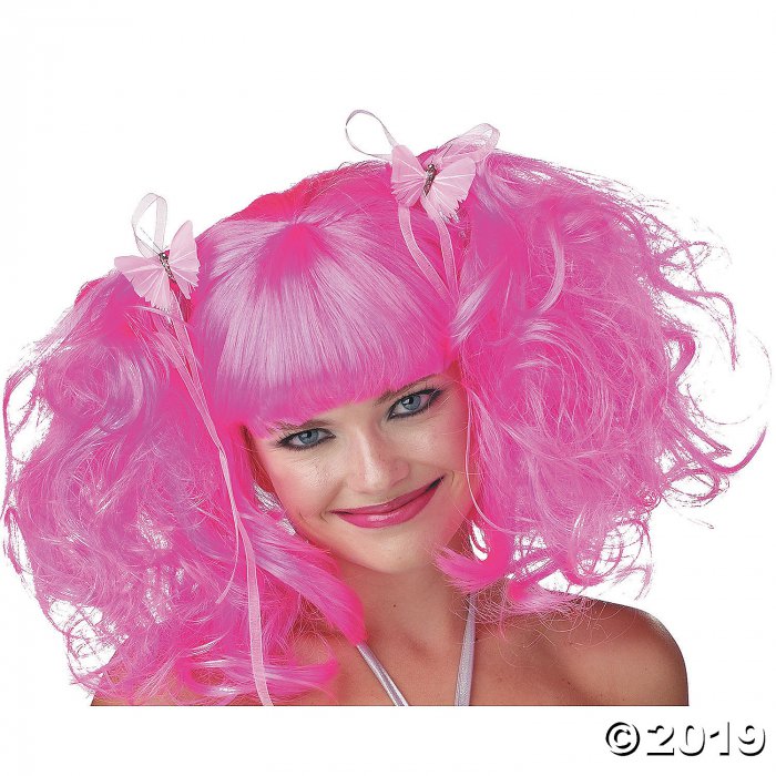 Pink Rose Pixie Wig (1 Piece(s))