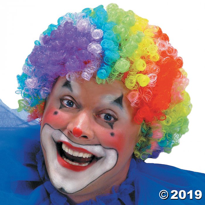7 Color Clown Wig (1 Piece(s))