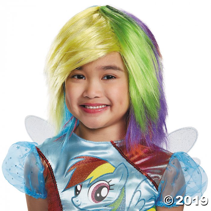 Girl's Rainbow Dash Wig (1 Piece(s))