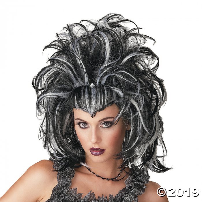 Black & White Evil Sorceress Wig (1 Piece(s))