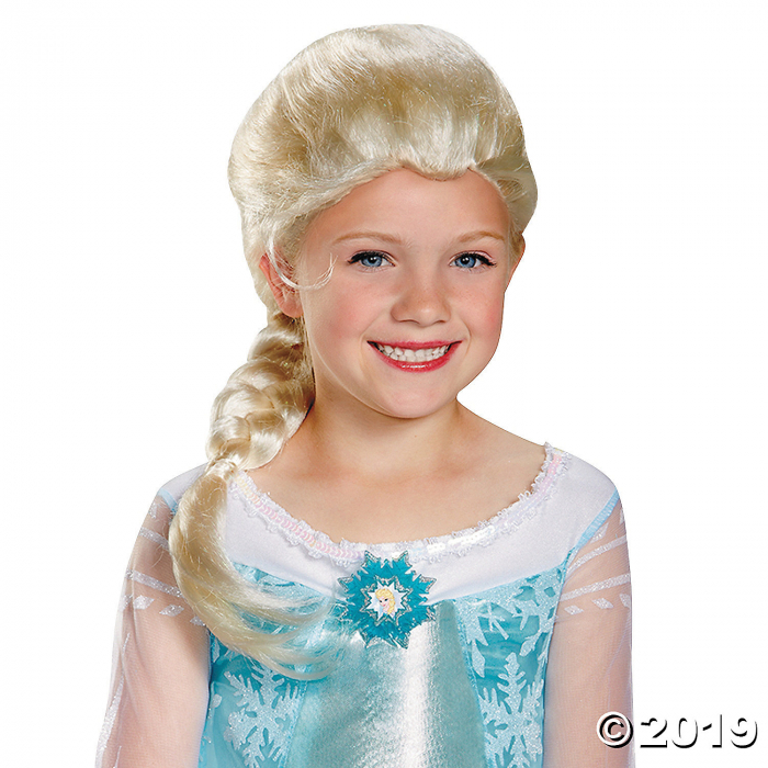 Girl's Disney's Frozen Elsa Wig (1 Piece(s))