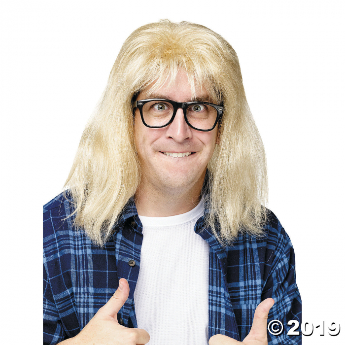 SNL Garth A Largear Wig & Glasses (1 Piece(s))