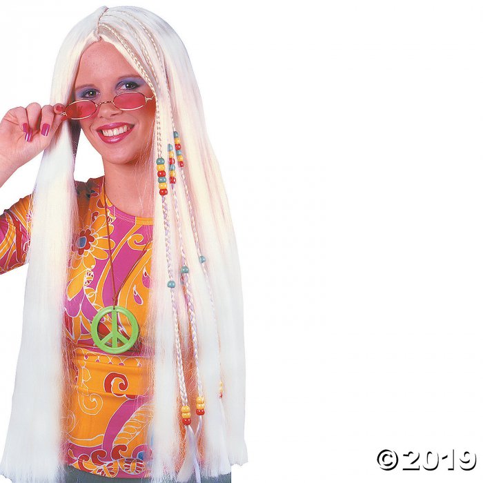 Blonde Braided Hippie Wig (1 Piece(s))
