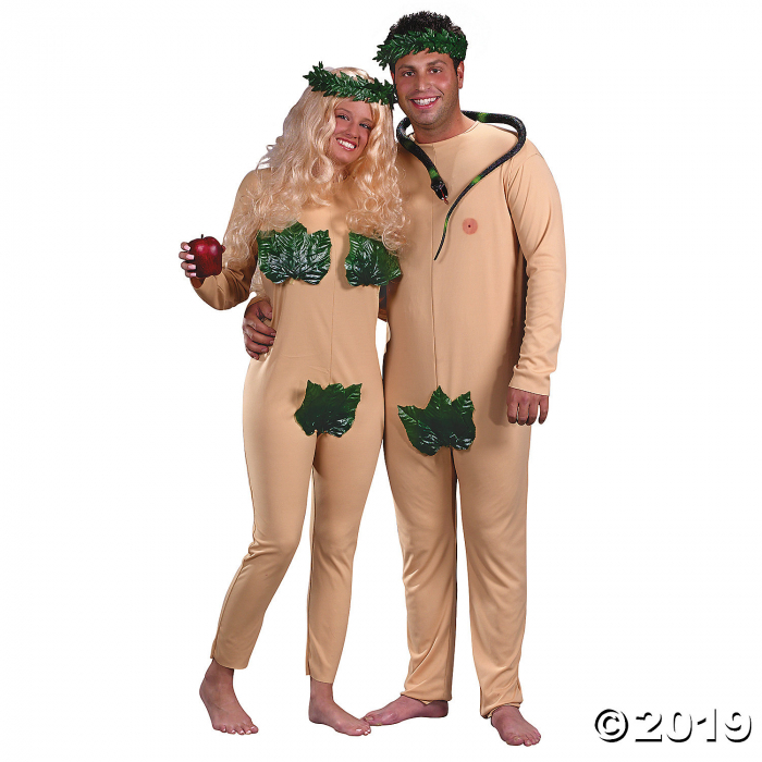 Adam and Eve Couple's Costume (1 Piece(s)) Adam and Eve Couple's Costume (1 Piece(s))