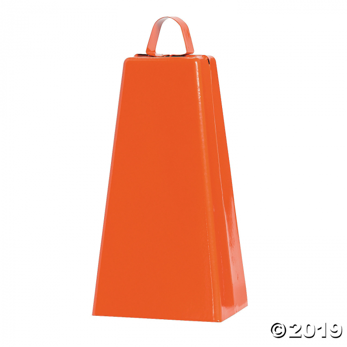 Jumbo Orange Cowbell (1 Piece(s))