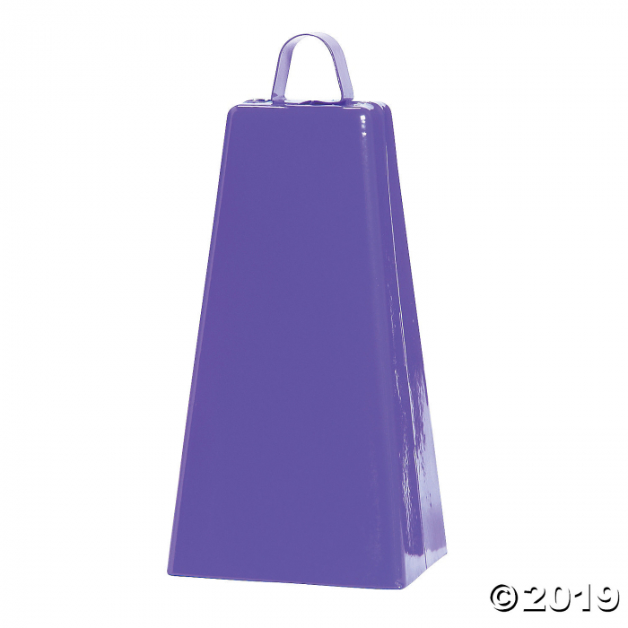 Jumbo Purple Cowbell (1 Piece(s)) Jumbo Purple Cowbell (1 Piece(s))