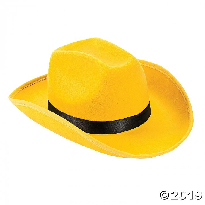 Adult's Yellow Cowboy Hat (1 Piece(s))