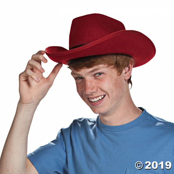 burgundy cowboy hat