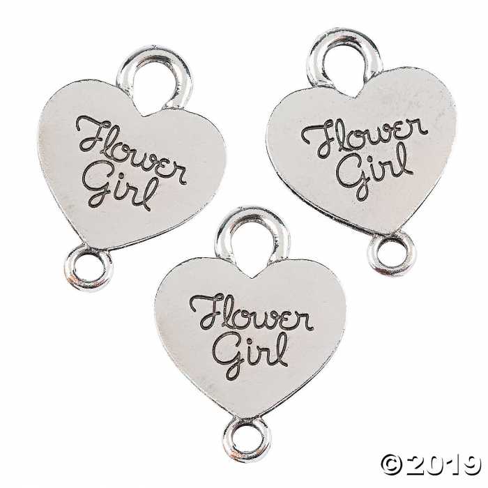 Flower Girl Charms - 19mm (Per Dozen) Flower Girl Charms - 19mm (Per Dozen)