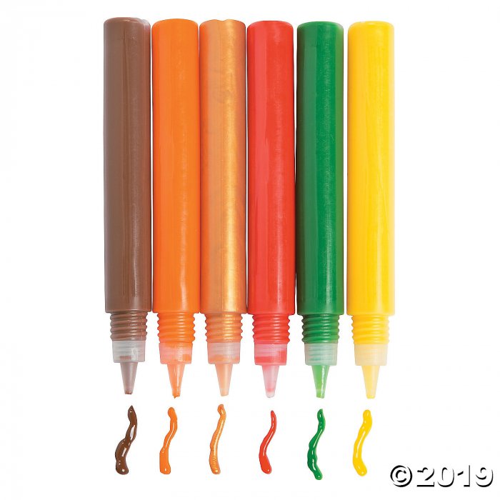 15 ml Fall Assorted Colors Suncatcher Paint Pens - Set of 12 (24 Piece(s))