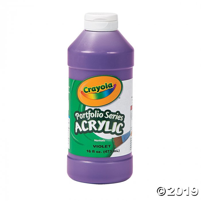 16-oz. Crayola® Washable Purple Acrylic Paint (1 Piece(s))