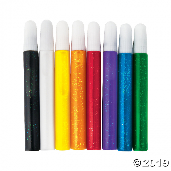15 ml Glitter Assorted Colors Suncatcher Paint Pens - Set of 24 (1 Set(s))