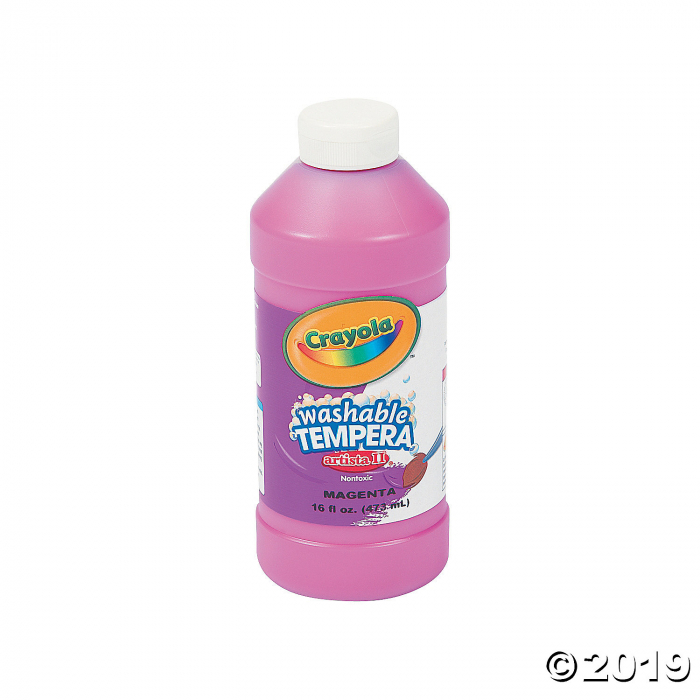 16-oz. Crayola® Artista II Washable Magenta Tempera Paint (1 Piece(s))