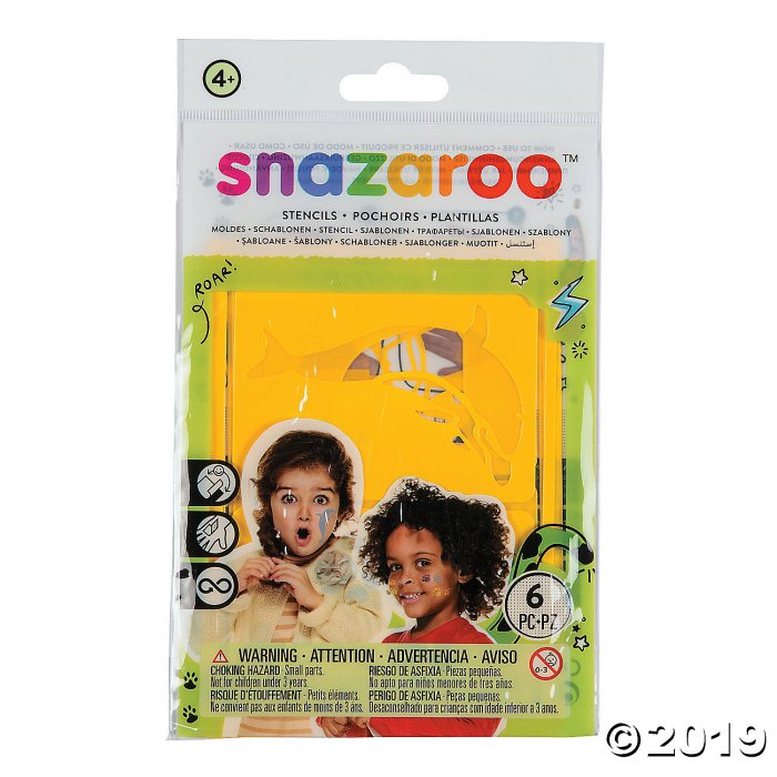 Snazaroo Unisex Face Paint Stencils - Set of 6 (1 Piece(s))
