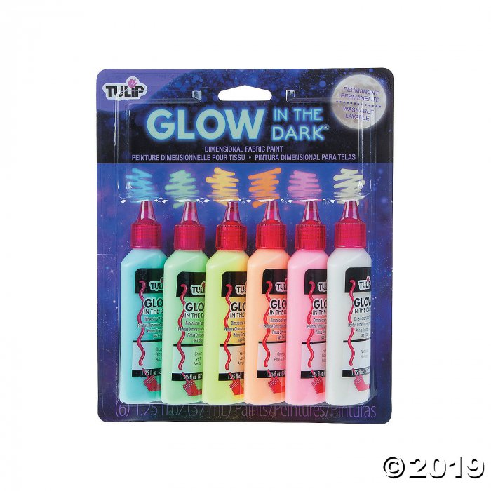 1.25-oz. Tulip® Glow-in-the-Dark® Assorted Colors Dimensional