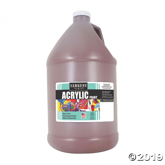 Sargent Art® Acrylic Paint, Brown, 64 oz Bottle (1 Piece(s))