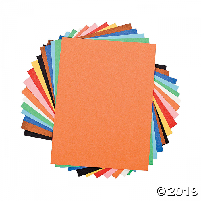Riverside® Assorted Colors 9" x 12" Heavyweight Construction Paper - 50 Sheets Riverside® Assorted Colors 9" x 12" Heavyweight Construction Paper - 50 Sheets