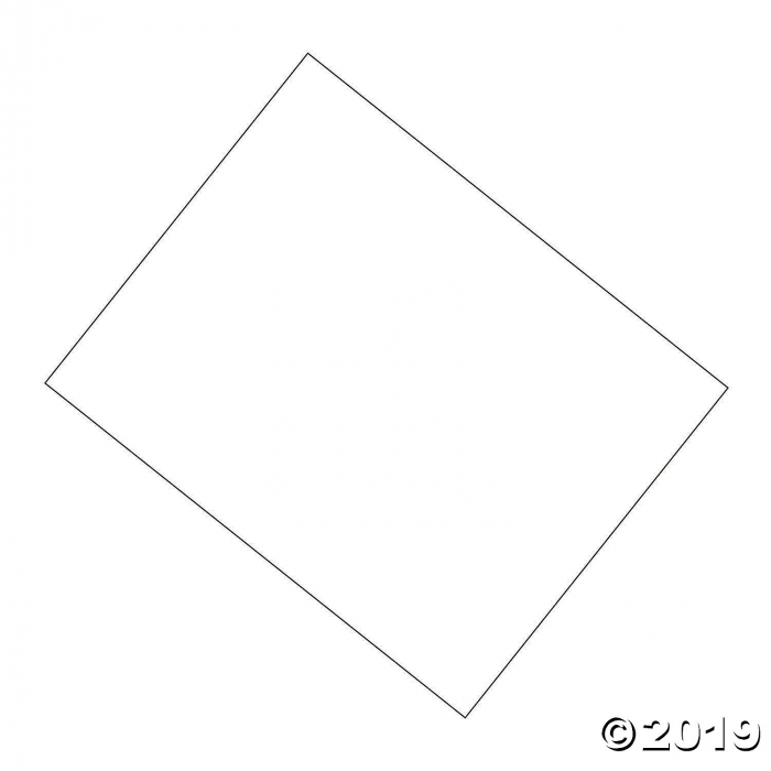 Coated Poster Board, White 14 pt., 22" x 28", 25 Sheets (25 Piece(s))