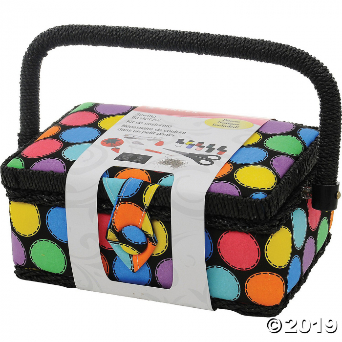 Singer Sewing Basket- Bright Dots (1 Piece(s))