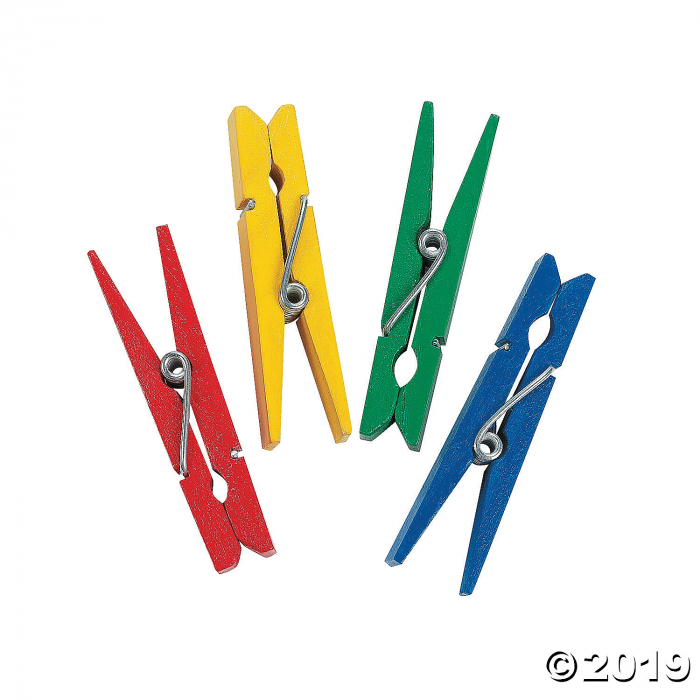 Bright Colored Clothespins (50 Piece(s)) Bright Colored Clothespins (50 Piece(s))