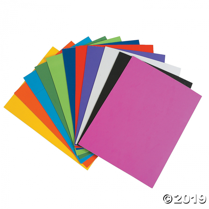 Bright Self-Adhesive Foam Sheets (24 Piece(s))