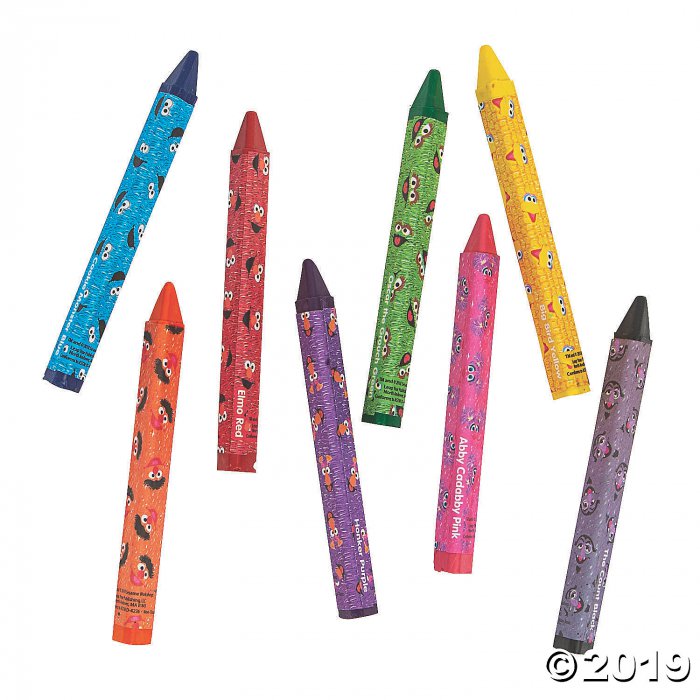 8-Color Sesame Street® Washable Triangular Crayons (1 Set(s