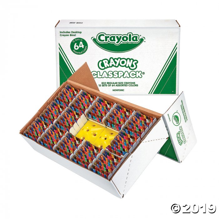 64-Color Crayola® Crayons Classpack - 832 Pc.