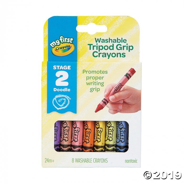 8 Color Crayola® My First Tripod Grip Crayons (1 Set(s))