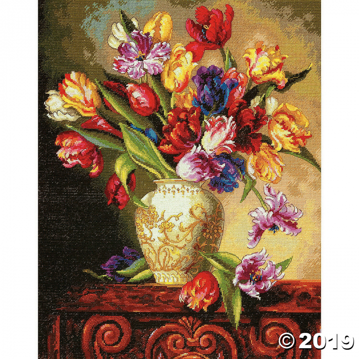 Dimensions Counted Cross Stitch Kit - Parrot Tulips (1 Set(s))