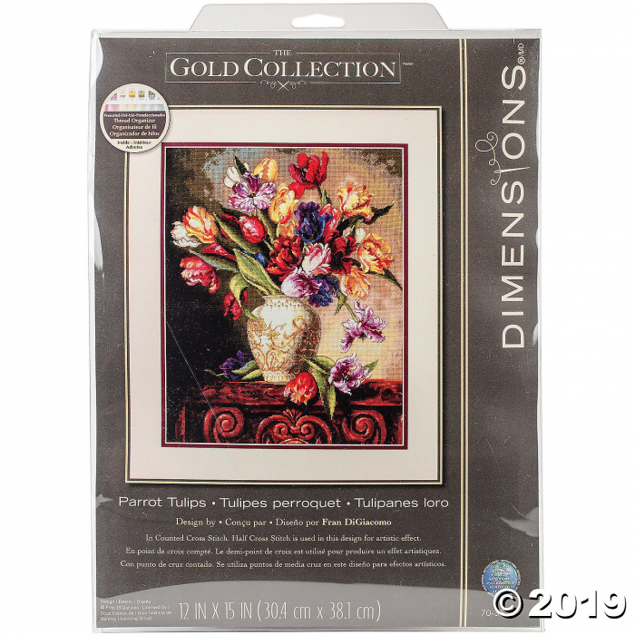 Dimensions Counted Cross Stitch Kit - Parrot Tulips (1 Set(s))