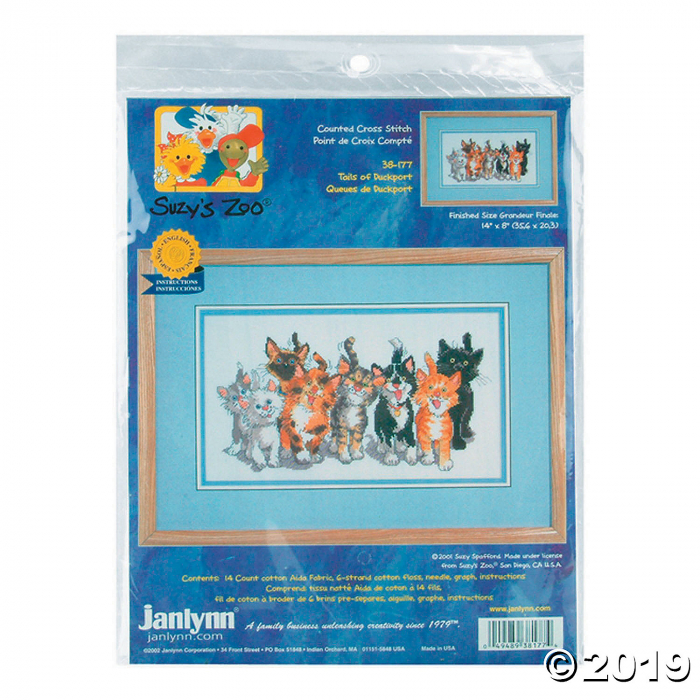 Janlynn/Suzy's Zoo Counted Cross Stitch Kit - Tails Of Duckport (1 Piece(s)) Janlynn/Suzy's Zoo Counted Cross Stitch Kit - Tails Of Duckport (1 Piece(s))