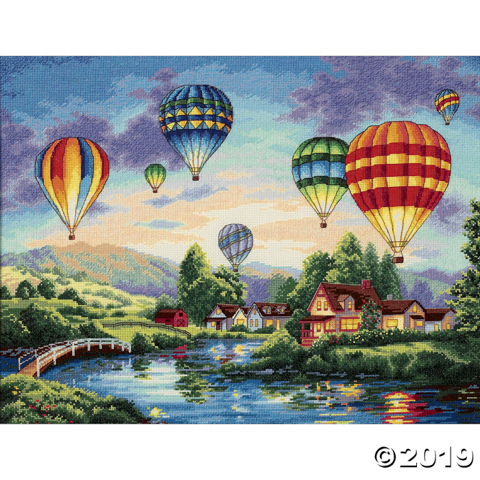 Dimensions Counted Cross Stitch Kit - Balloon Glow (1 Set(s))