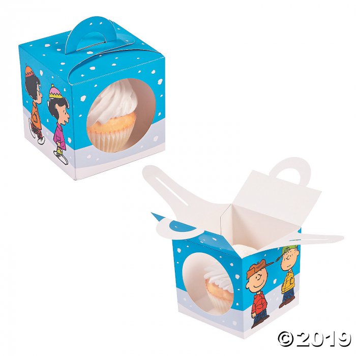 Peanuts® Christmas Cupcake Boxes (Per Dozen)