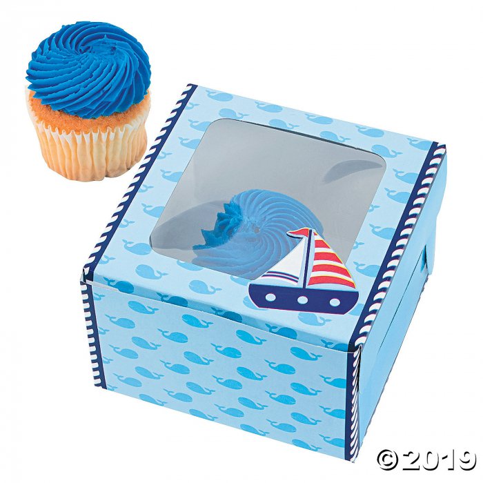 Sailor Cupcake Boxes (Per Dozen)