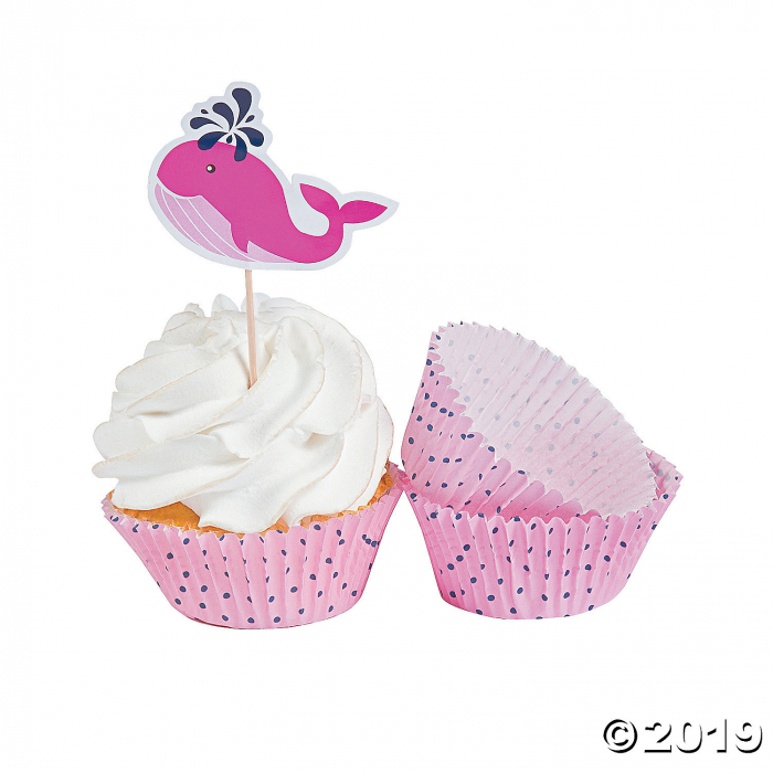 Nautical Girl Cupcake Liners with Picks (100 Piece(s)) Nautical Girl Cupcake Liners with Picks (100 Piece(s))