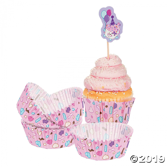 1st Birthday Cupcake Liners with Picks (100 Piece(s))