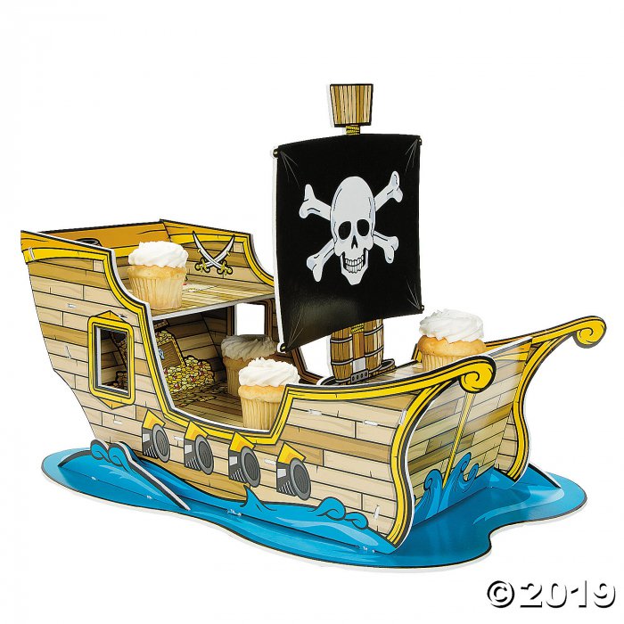 Pirate Ship Cupcake Stand