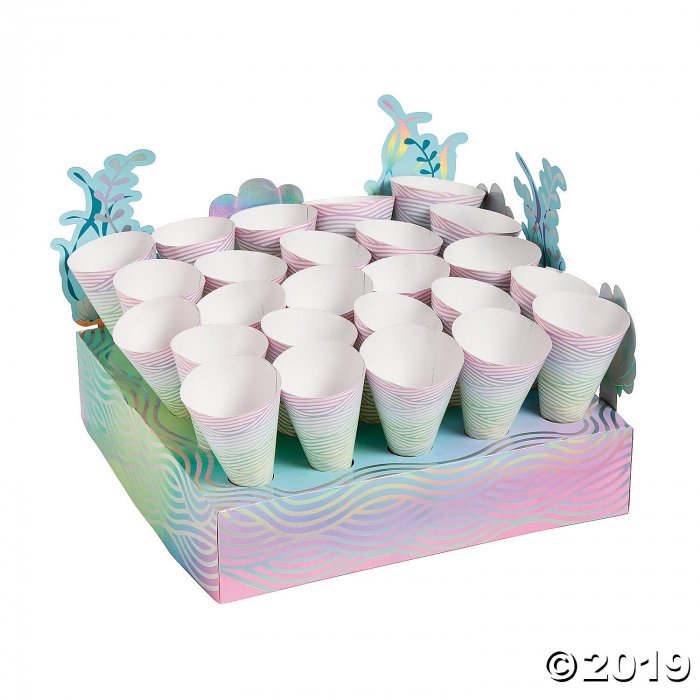 Narwhal Treat Stand with Cones (1 Set(s))