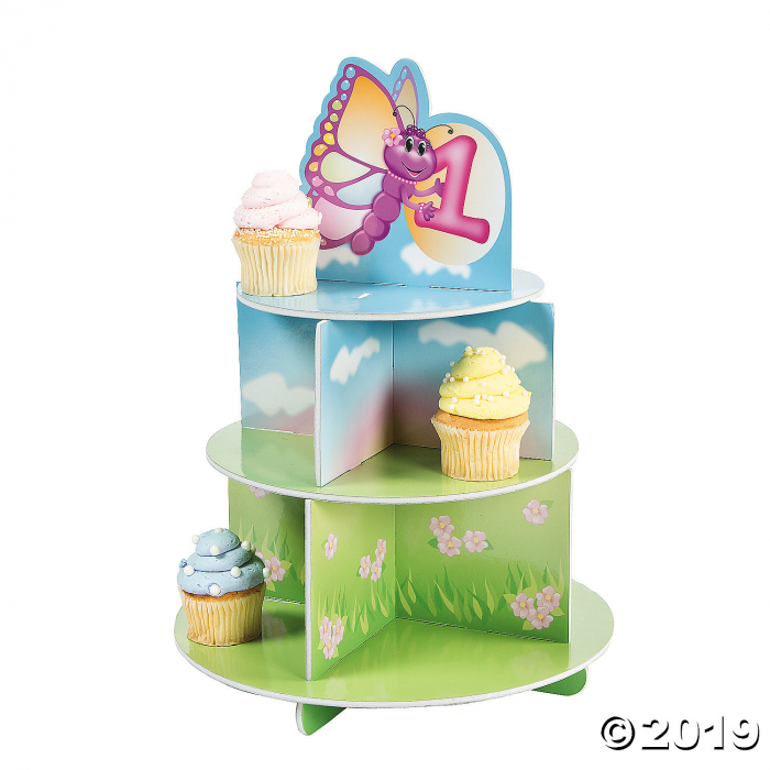 1st Birthday Butterfly Cupcake Stand 1st Birthday Butterfly Cupcake Stand