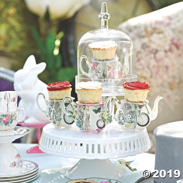 Truly Alice Teapot Cupcake Stands (6 Piece(s))