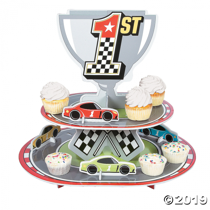 Race Car Birthday Cupcake Stand (1 Set(s))