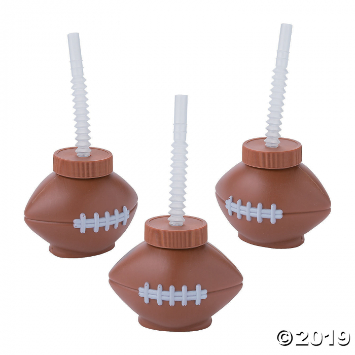 Football Cups with Straws (8 Piece(s)) Football Cups with Straws (8 Piece(s))