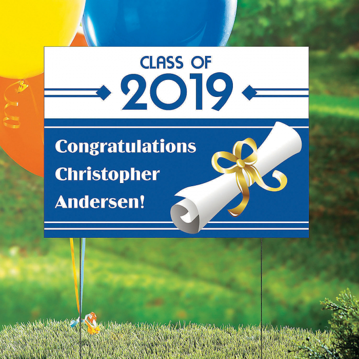Personalized Graduation Yard Sign (1 Piece(s))