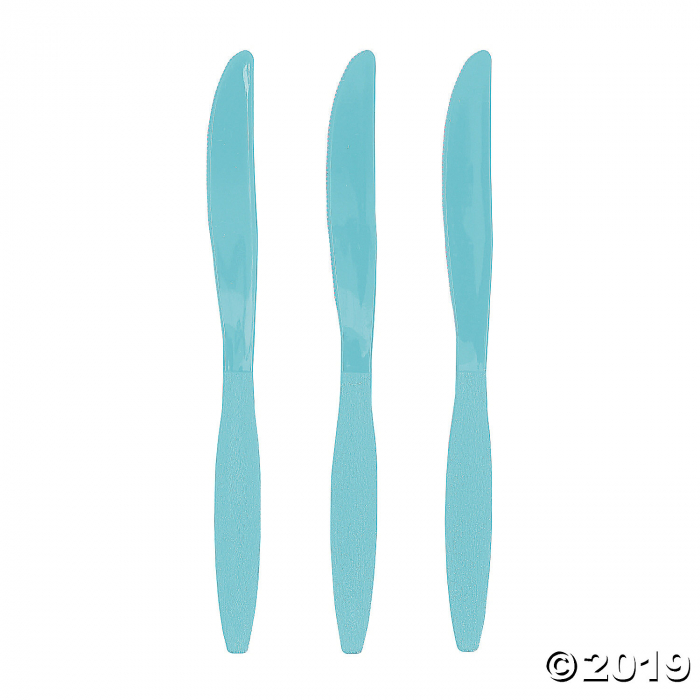 Light Blue Plastic Knives (50 Piece(s))