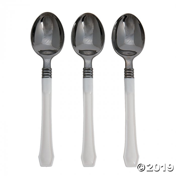 White Premium Plastic Spoons (20 Piece(s))