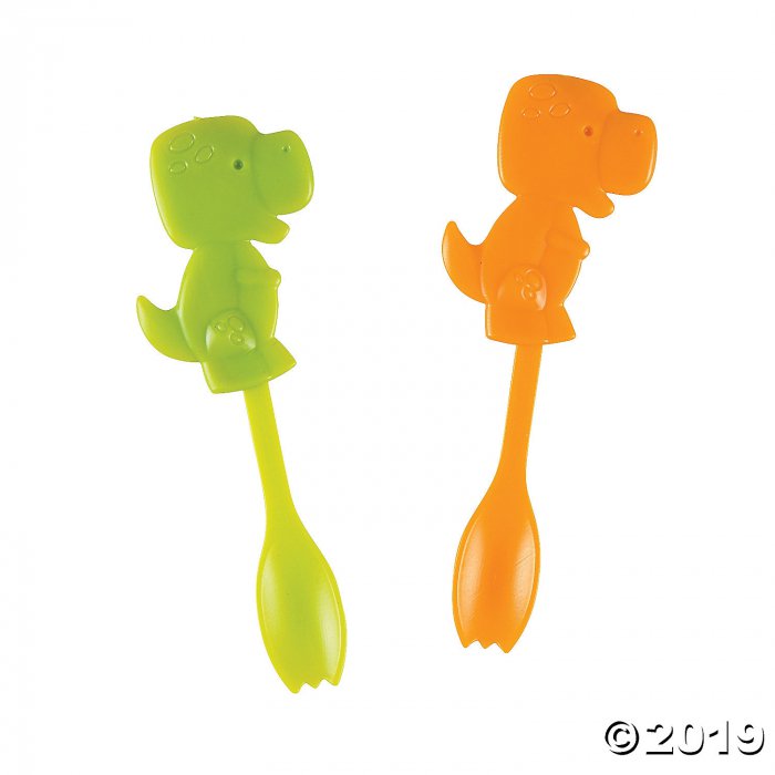 Little Dino Plastic Picks with Spoon (25 Piece(s))